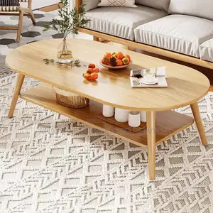 Modern Oval Sweet Wooden Center Table
