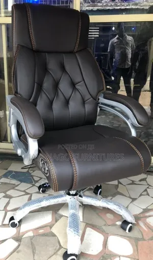 Executive Pure Leather Executive Office Chair