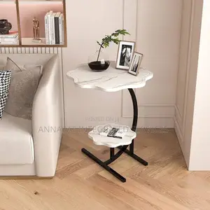 2 Tier Flower Design Couch Side Stool