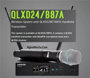 Shure QLXD24/B87A Handheld Wireless System With BETA 87A