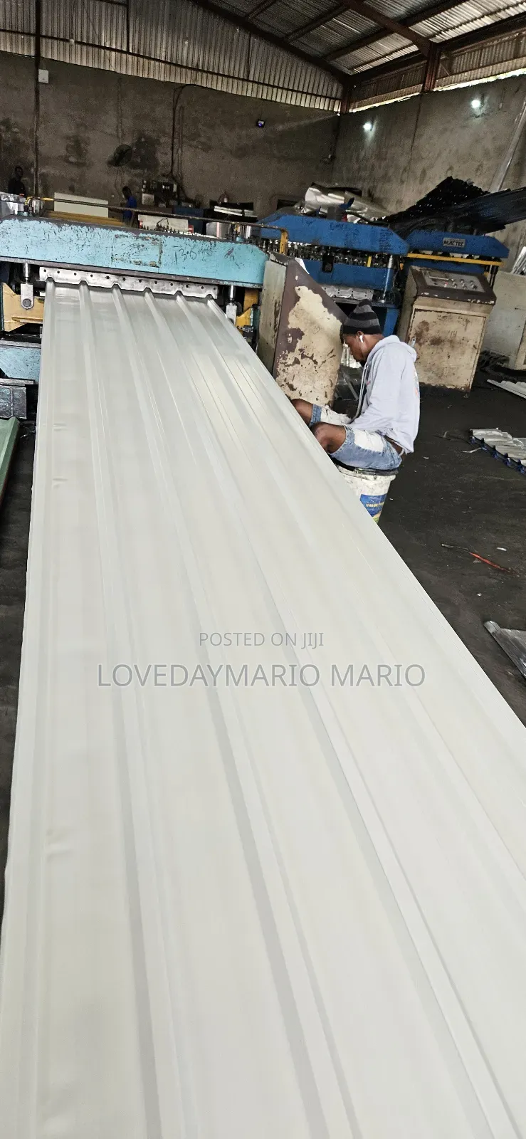 Ivory White Roofing Sheet