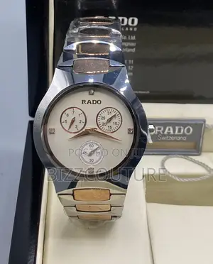Original RADO Chronograpg Gold Mix Silver Chain Watch