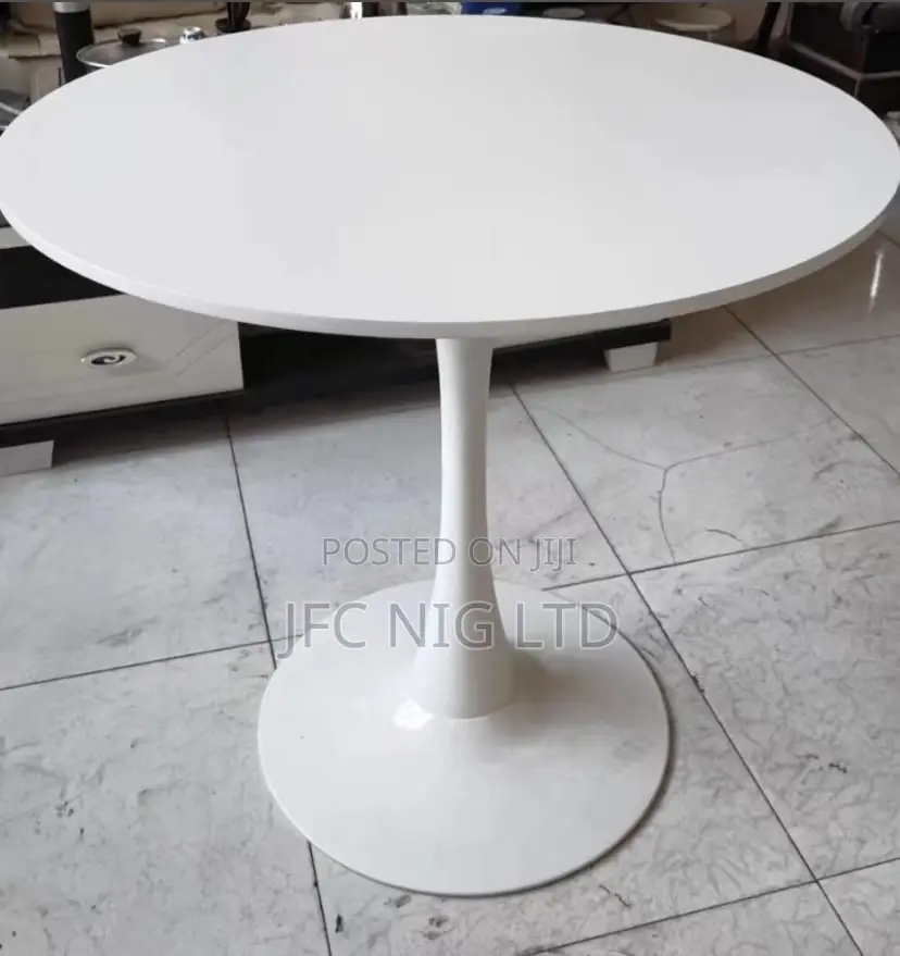 80cm White Mini Dining or Restaurant Table
