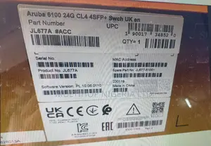 Aruba 6100 24G Poe Class 4 4sfp+ Switch (Jl677a)