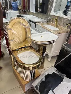 Italy Gold and White Executive Water Closet (WC)