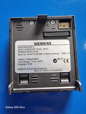 Siemens 6se6400-0bp00-0aa0 MICROMASTER Basic Operator Panel