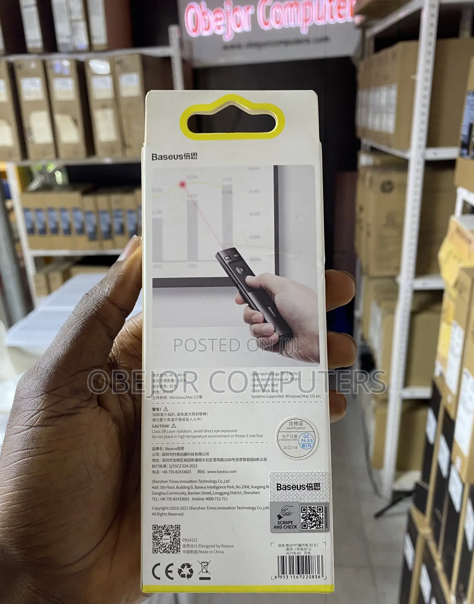 Baseus Orange Dot Wireless Presenter