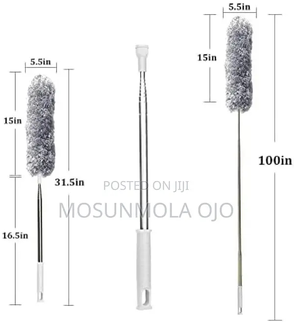 Microfiber Feather Bendable Extendable Cleaning Duster