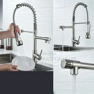 Kitchen Rotatable Spring Faucet