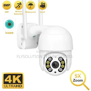 Icsee 4mp Wifi Wireless Outdoor Security Surveillance Camera