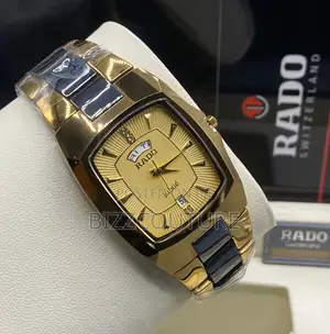 Original RADO Jublie Black Mix Gold Chain Watch Is Availble