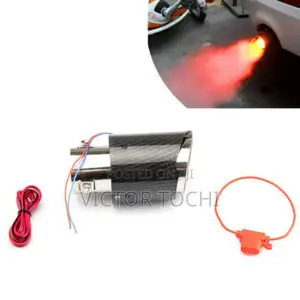 Universal Car Exhaust Modifier Muffler With Light