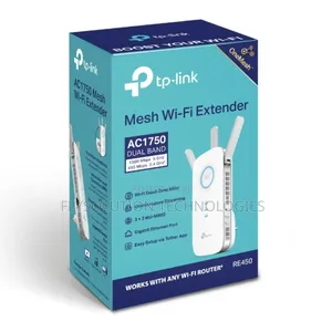 Tp-Link Ac1750 Mesh Dual Band Wifi Range Extender RE450