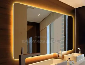 Large Bathroom Wall Mounted Led Mirror