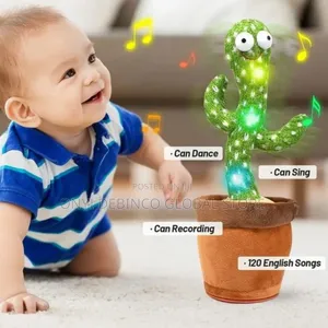 Children Funny Cactus Toy Dancing / Talking for Babies/ Kids