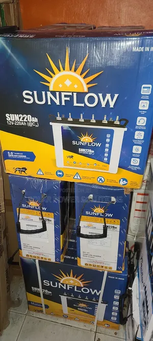 Sunflow 220ah Tubular Batteries