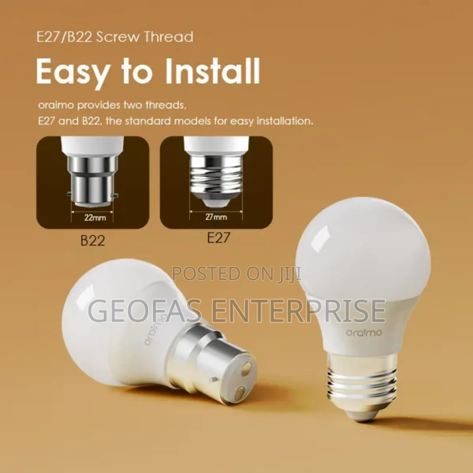 Oraimo Lightbulb 12pcs 5W LED Light Bulb