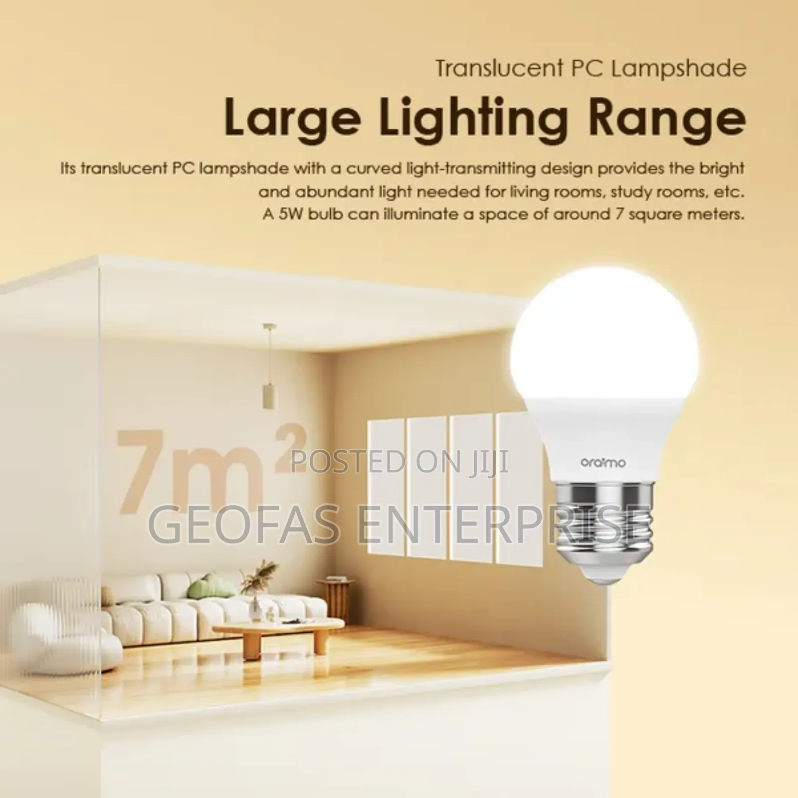 Oraimo Lightbulb 12pcs 5W LED Light Bulb