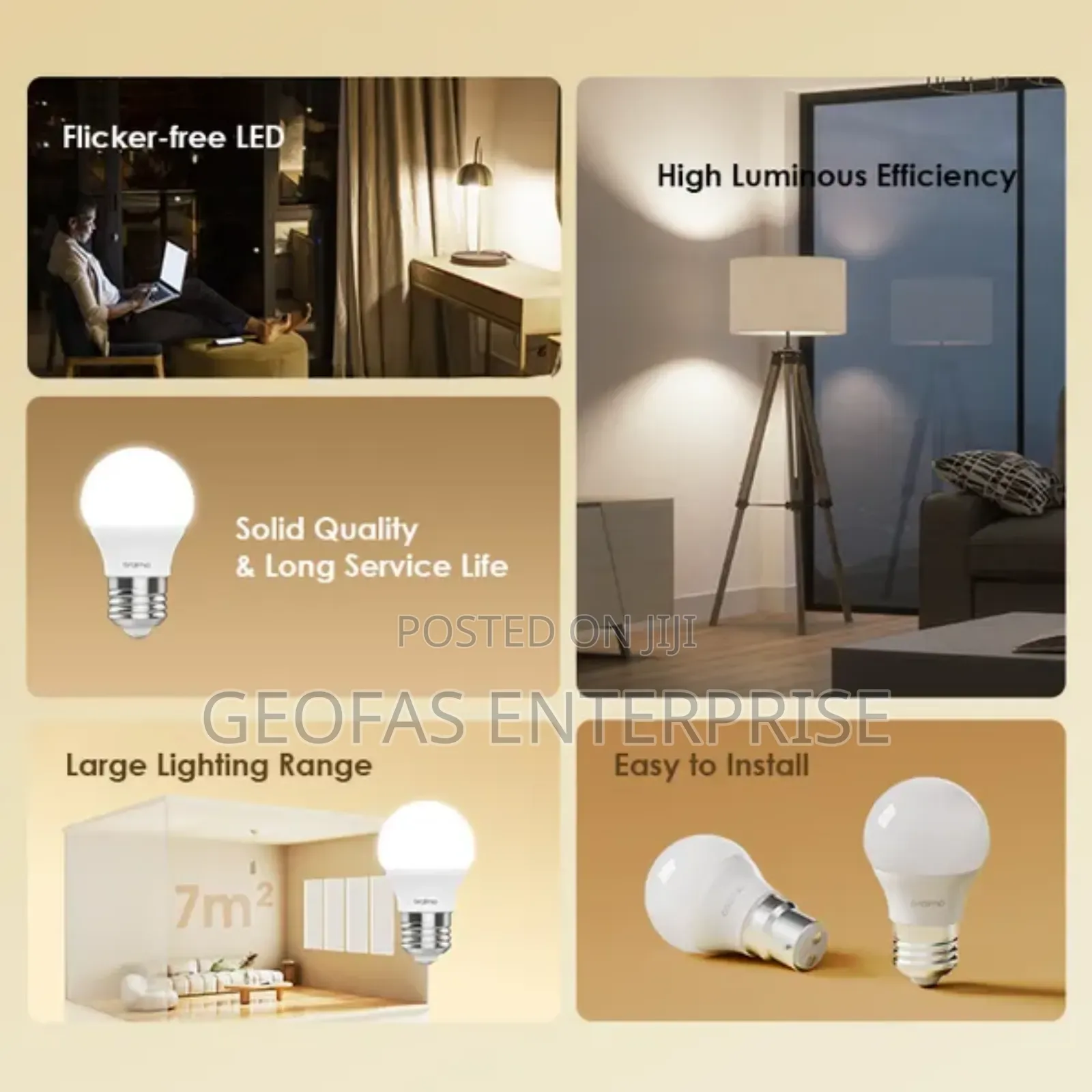 Oraimo Lightbulb 12pcs 5W LED Light Bulb