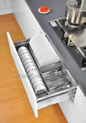 Drawer Plate Rack Organizer 80cm