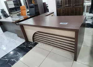 2 Mitres Super Executive Office Table With Extension and Mobile Drawer