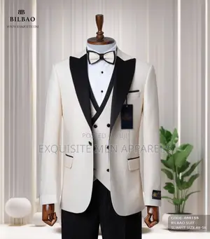Ceremonial Shinny Fabrics Tuxedo Men’S Suit