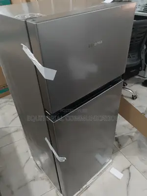 Active Hisense 124l Double Door Refrigerator Silver