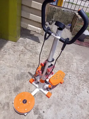 Standing Stepper With Dumbbells