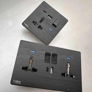 Sockets With USB and Type C Port.