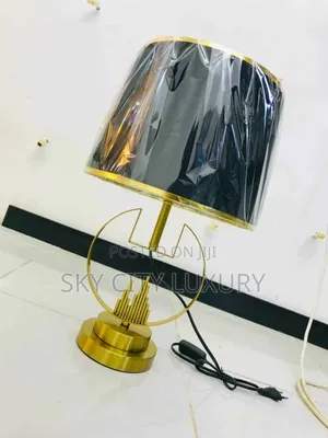 Golden Table Lamp Light