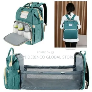 Baby Backpack Convertible Foldable Diaper Bag - Bed With Cot