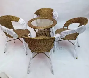 Garden Seaters With Glass Table