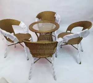 Garden Seaters With Glass Table