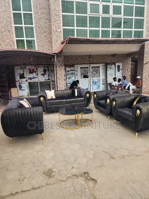 Complete Set of 7 Seaters Upholstery Padded Sofa Chair