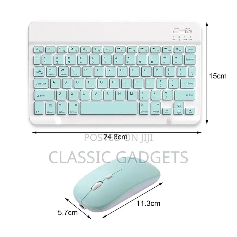 Ultra-slim Universal Wireless Bluetooth Keyboard With Mouse