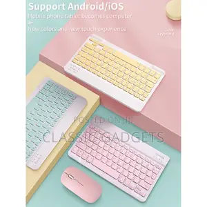 Ultra-slim Universal Wireless Bluetooth Keyboard With Mouse