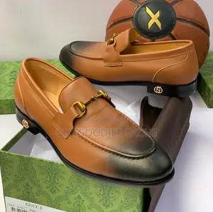 Brown Gucci Loafers
