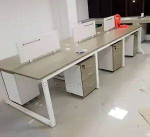 Quality Wooden Workstation By 6 Seaters