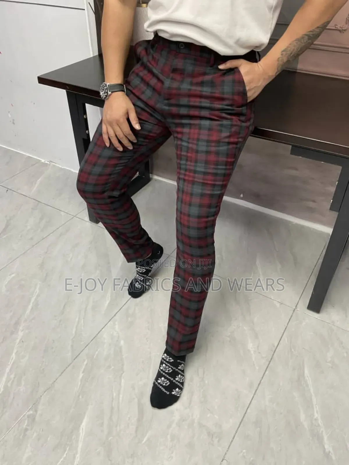High Quality Checkered Pants
