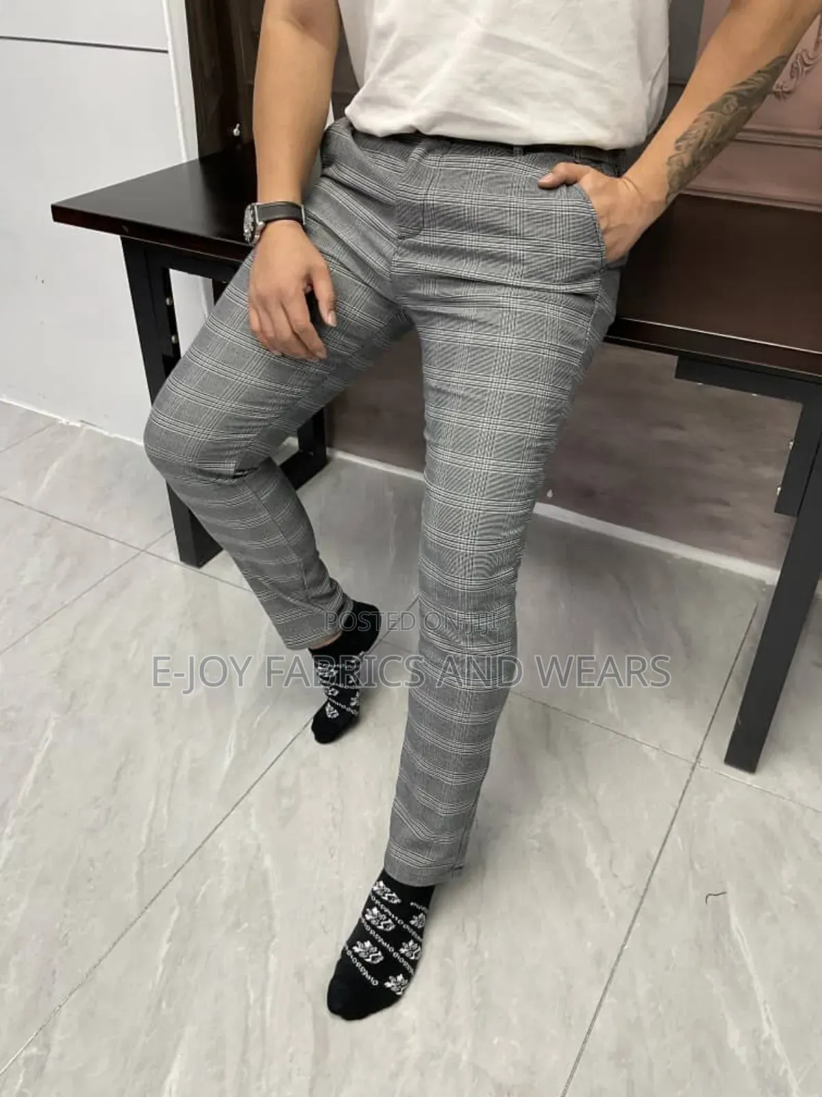 High Quality Checkered Pants