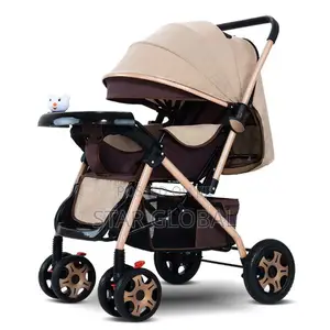 Adjustable Height Foldable Luxury Portable Baby Stroller
