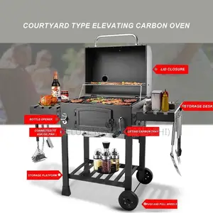 Double Table Charcoal Bbq Griller (Outdoor) Barbecue Grill