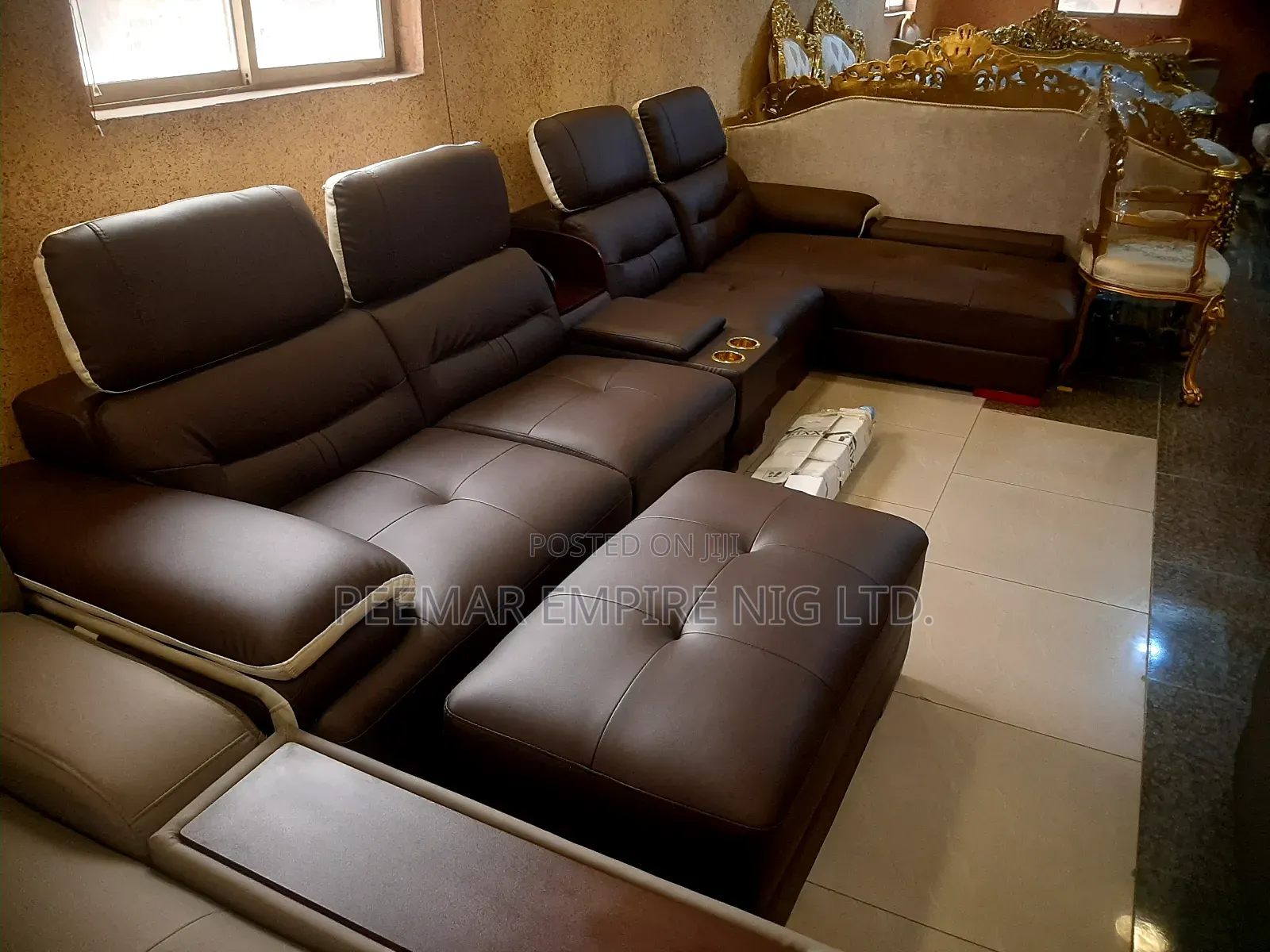Original Executive Solid Lshape Sofa