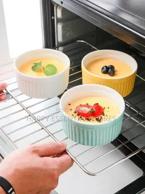 6 Pieces Ramekin Ceramic Bowls 250ml