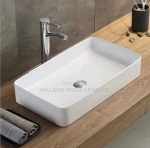 Minimalist Bathroom Sinks Above Countertop Basin