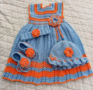 Crochet Dress Set