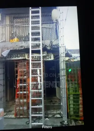18×2 Aluminium Ladder,36 Steps