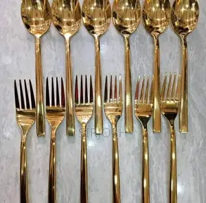 USA Gold Spoon and Fork