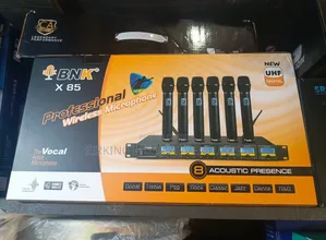 BNK 6 Handle Digital Wireless Microphone 300meter Range