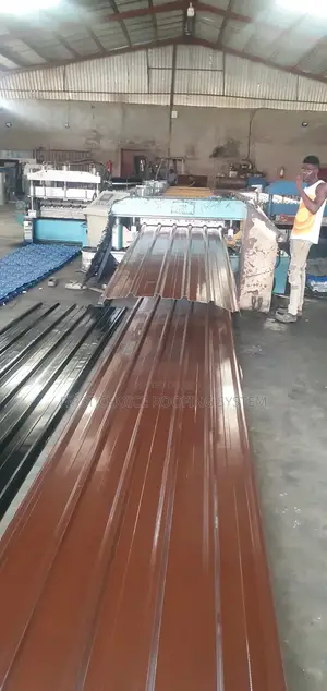 Long Sparn Green And Brown Roofing Sheets